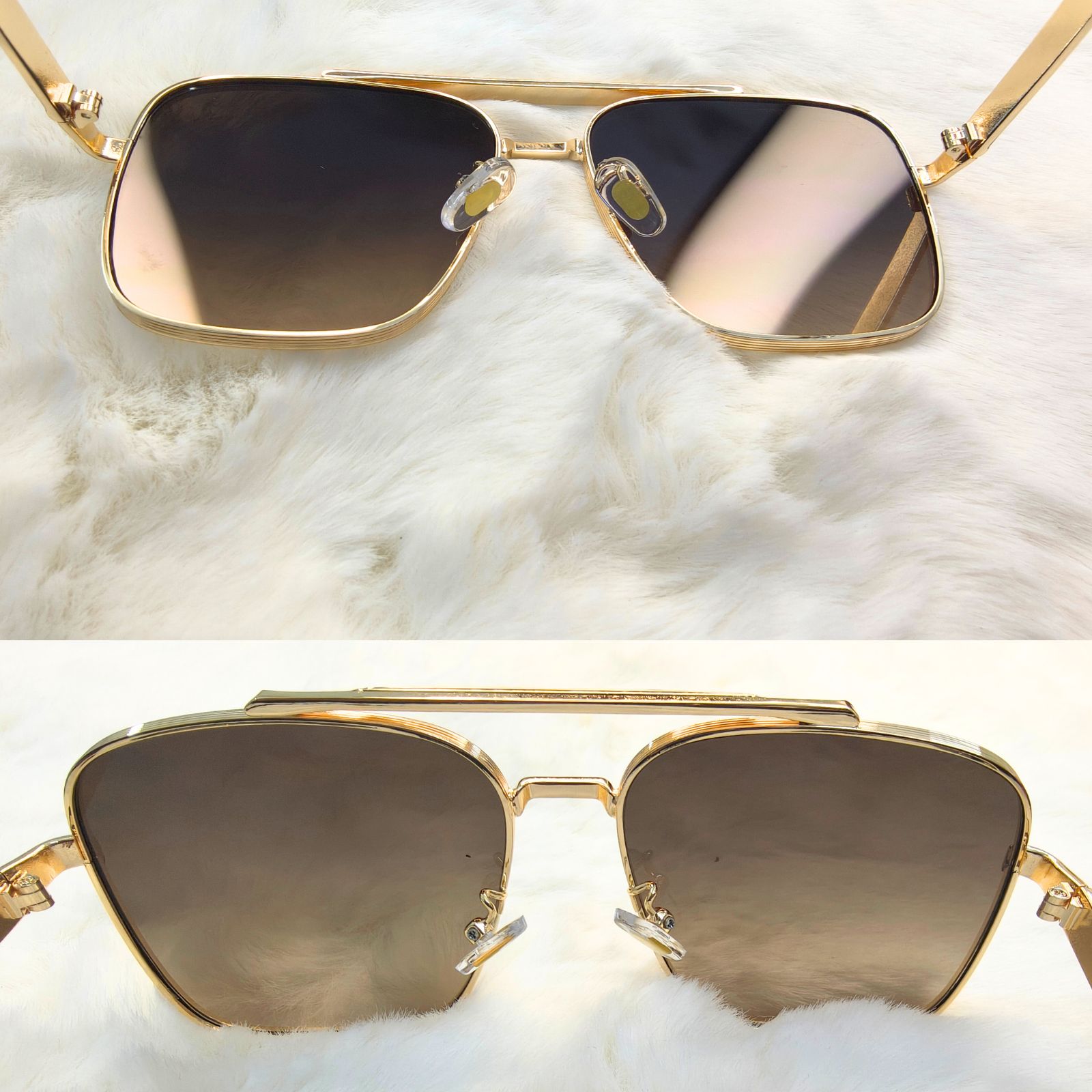 Sunglasses Men Fashion Glasses Square Luxe Femme Sunglasses Vintage - Image 16