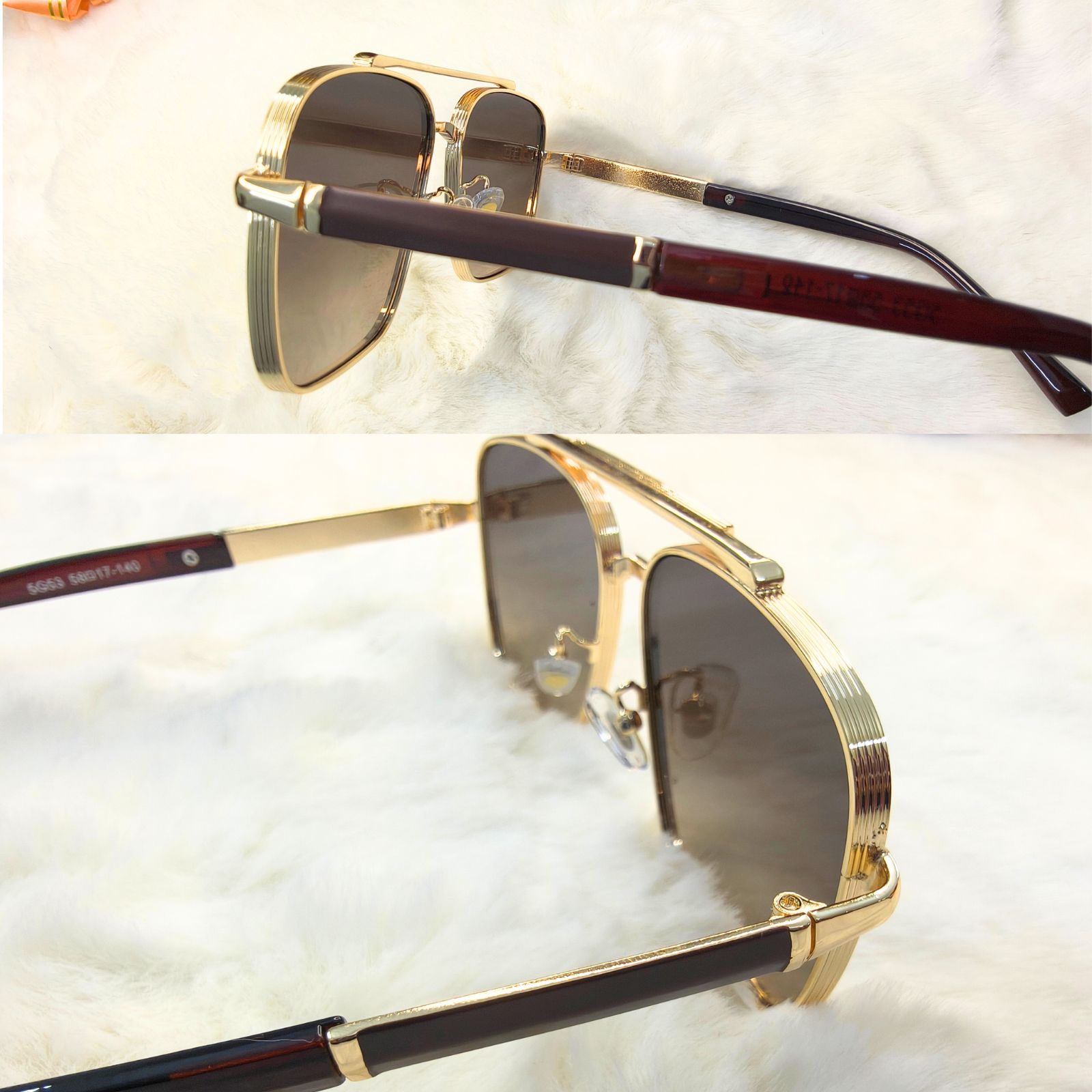 Sunglasses Men Fashion Glasses Square Luxe Femme Sunglasses Vintage - Image 17